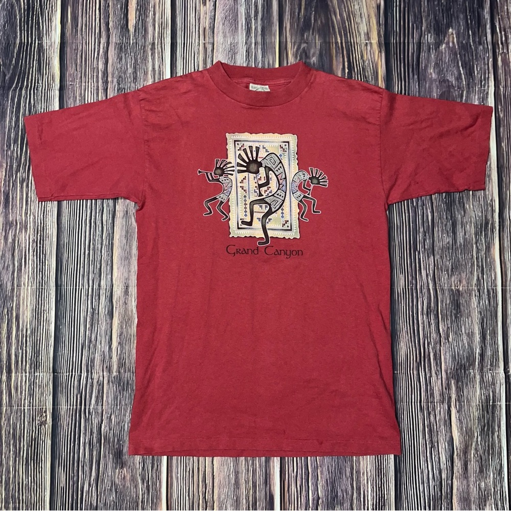 Vintage Grand Canyon Cotton T-Shirt Made In USA Single Stitch Size Medium
